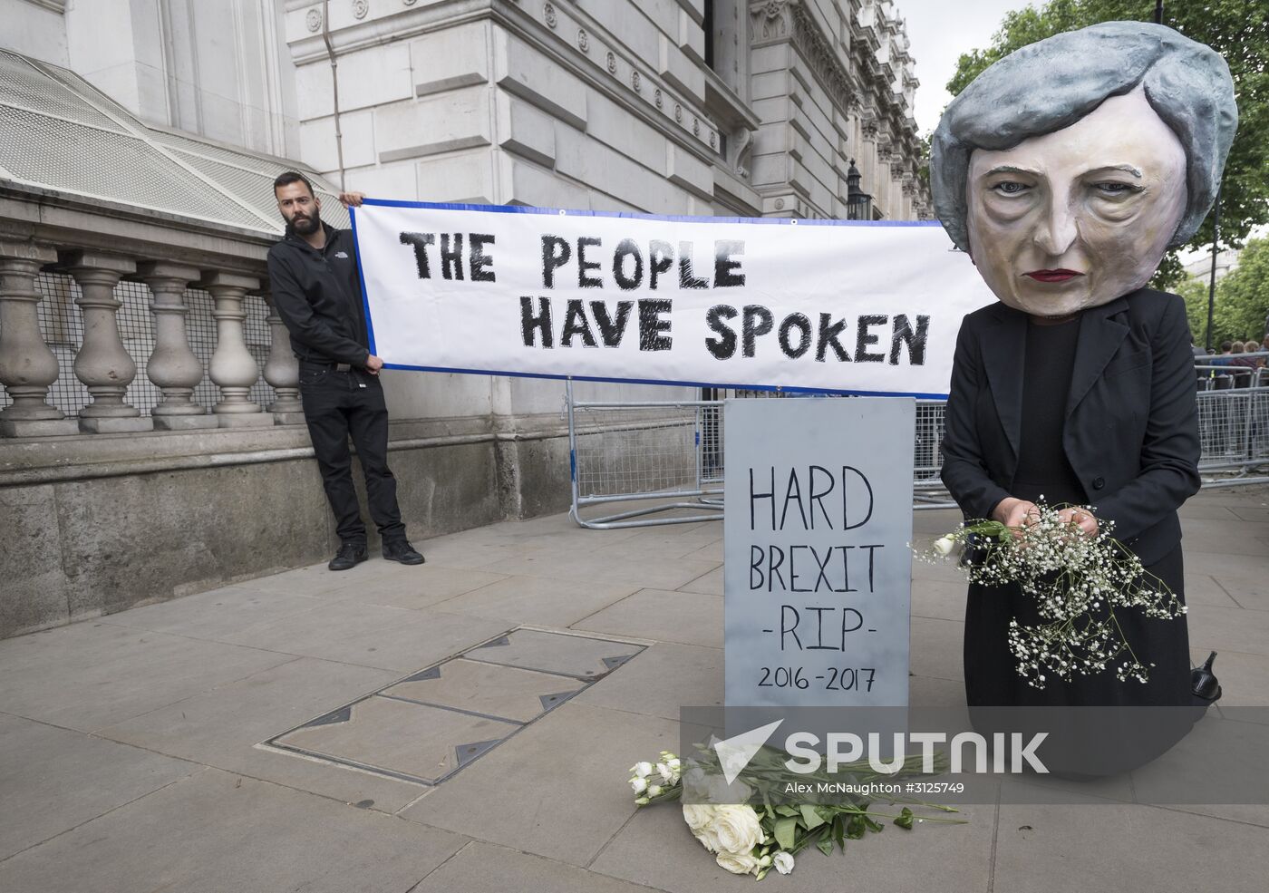 Theresa May claims she has permission to form new government