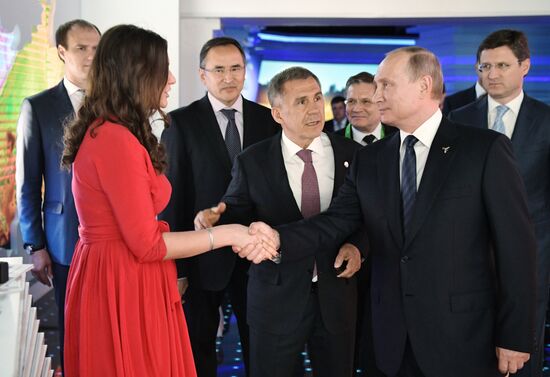 President Vladimir Putin visits Kazakhstan. Day Two