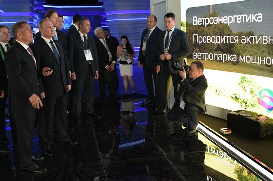 President Vladimir Putin visits Kazakhstan. Day Two