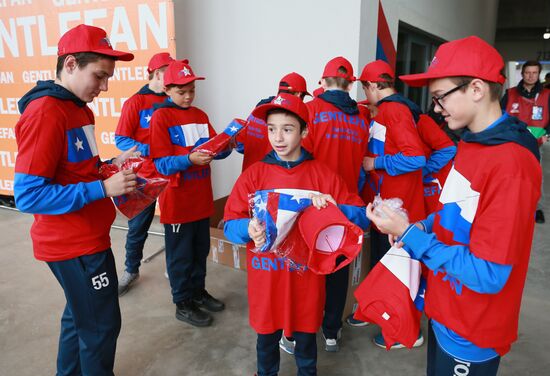 Football. Russia vs. Chile international friendly