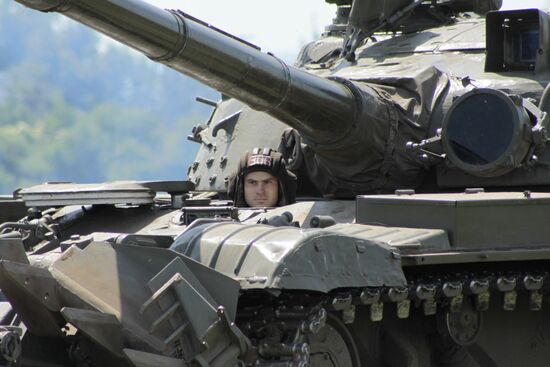 Mine clearing in Nikishino, Lugansk Region