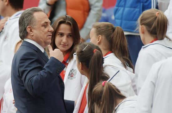 Football. Russia vs. Chile international friendly