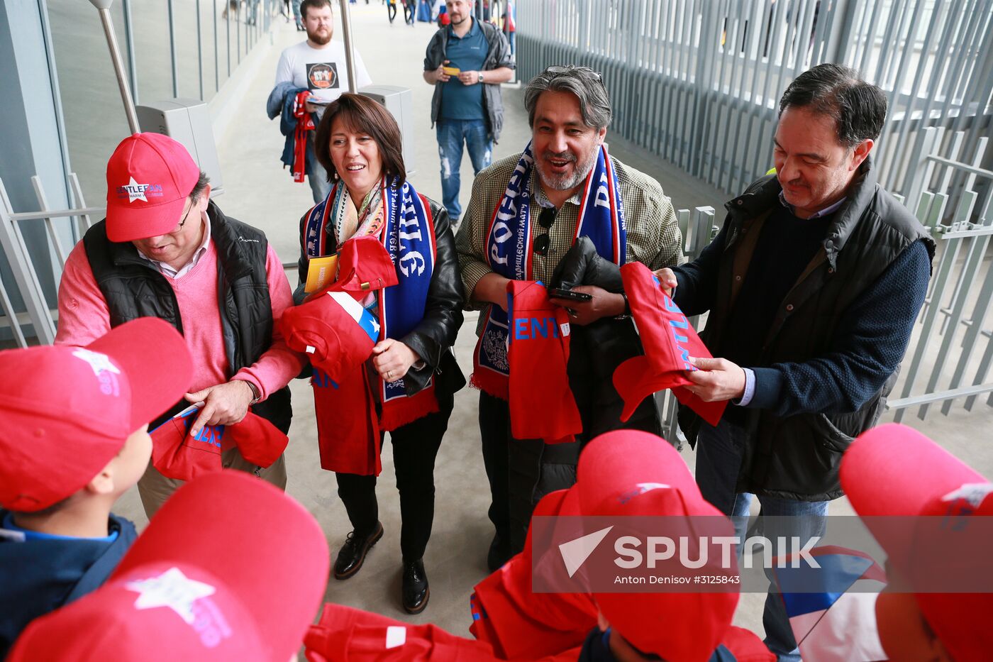 Football. Russia vs. Chile international friendly