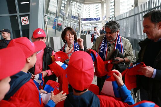 Football. Russia vs. Chile international friendly