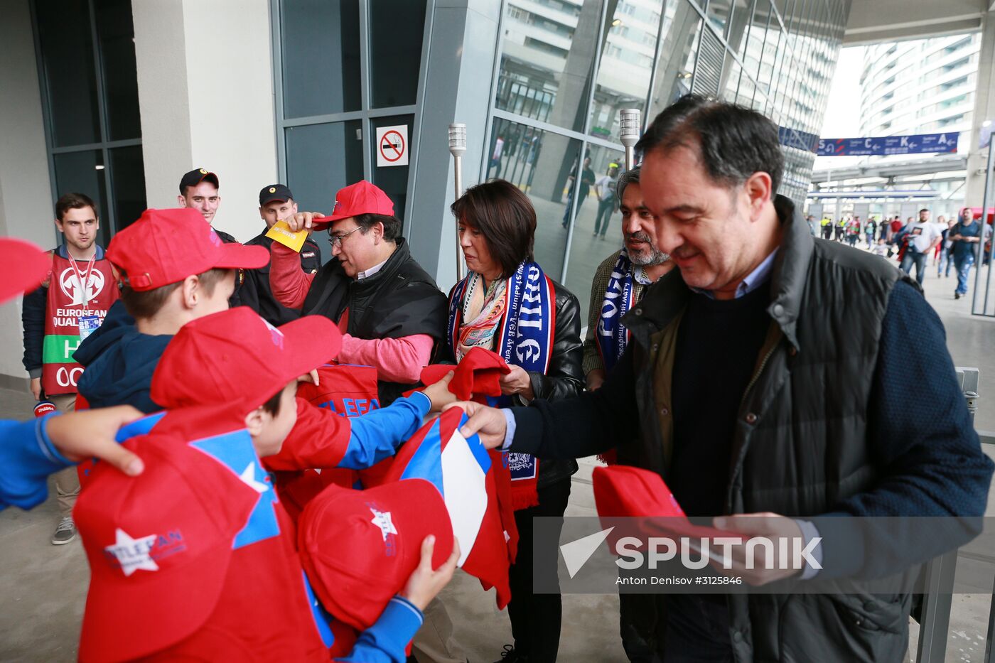 Football. Russia vs. Chile international friendly