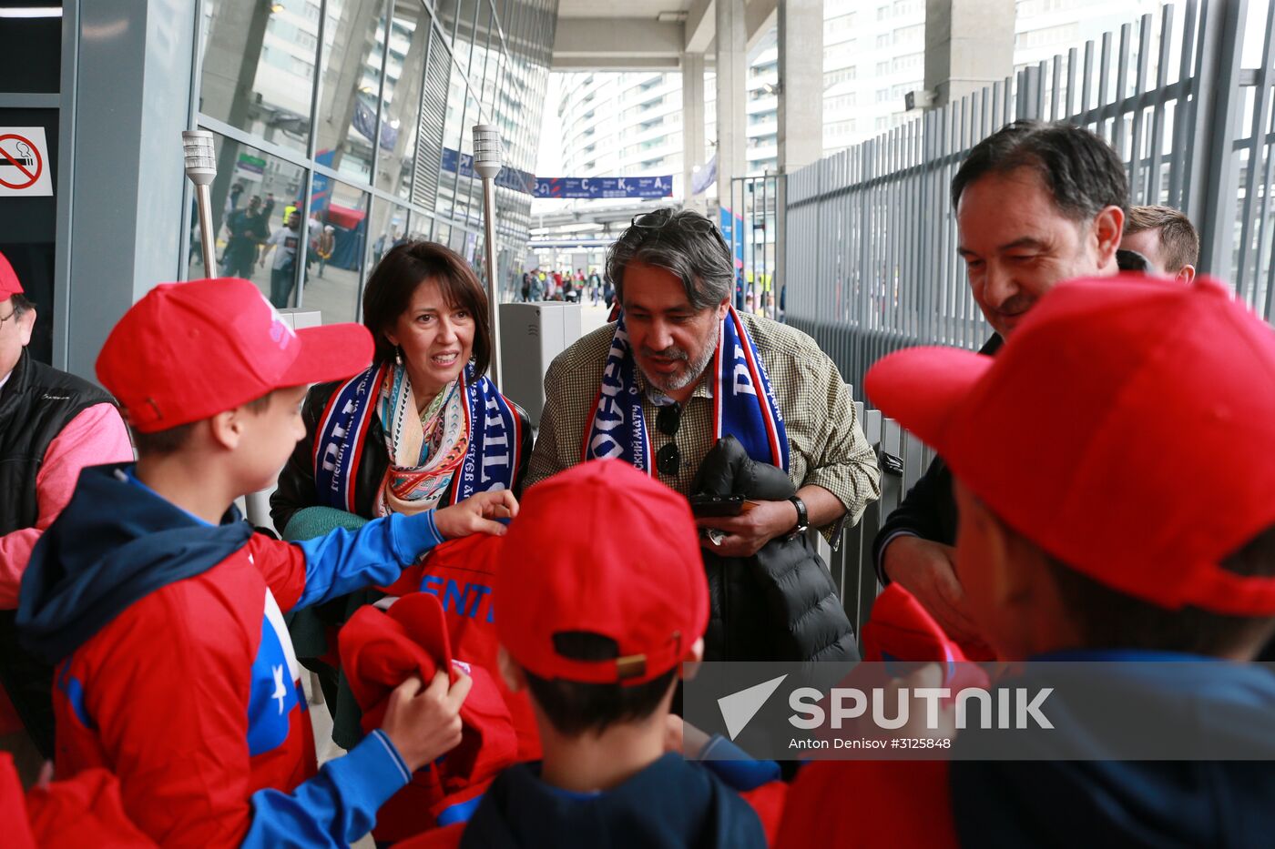 Football. Russia vs. Chile international friendly