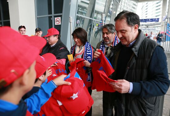 Football. Russia vs. Chile international friendly