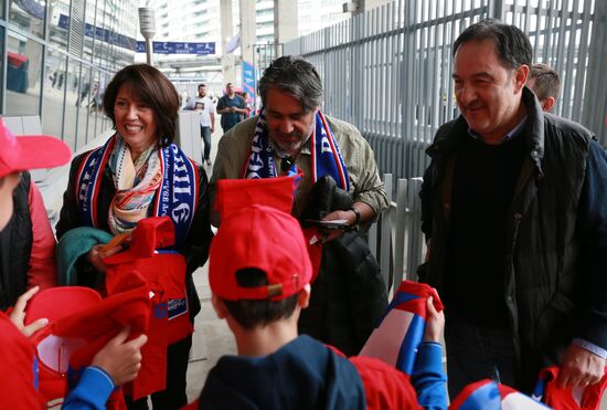 Football. Russia vs. Chile international friendly