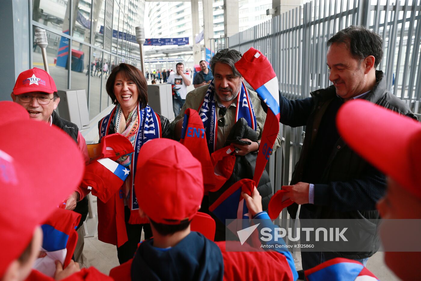 Football. Russia vs. Chile international friendly
