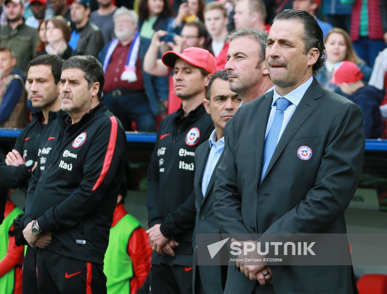 Russia vs. Chile friendly football match