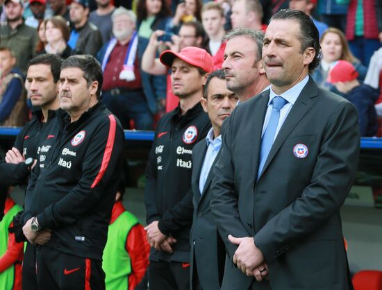 Russia vs. Chile friendly football match