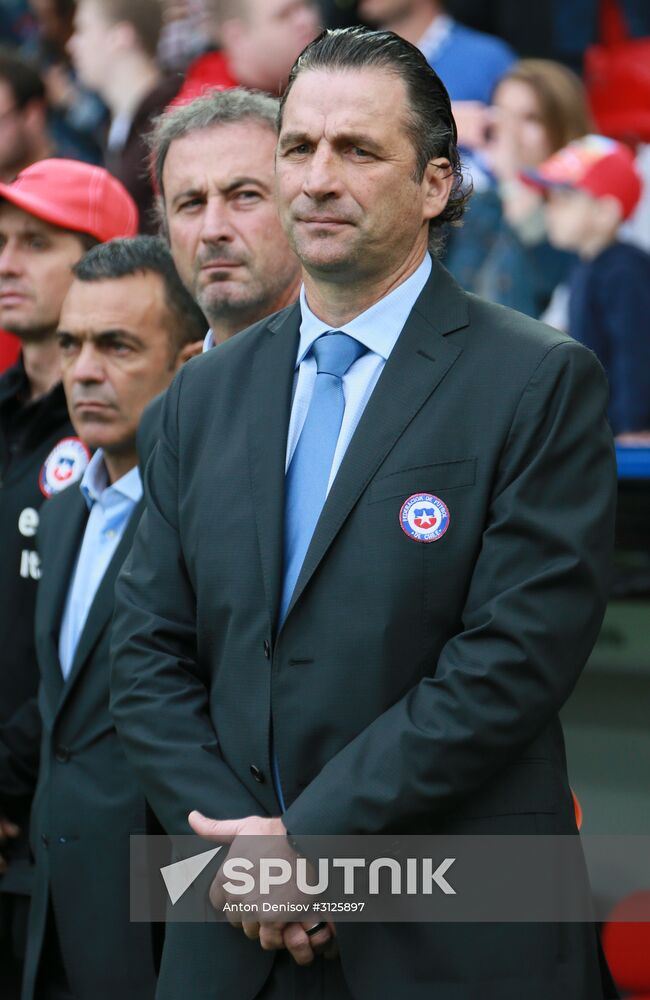 Russia vs. Chile friendly football match