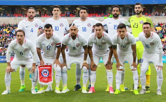 Russia vs. Chile friendly football match