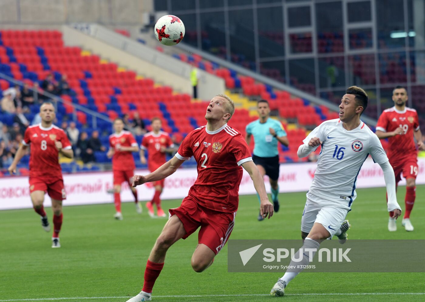 Russia vs. Chile friendly football match
