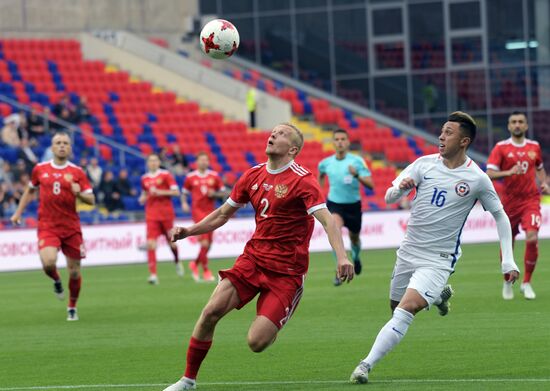 Russia vs. Chile friendly football match