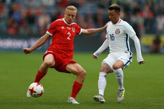 Russia vs. Chile friendly football match