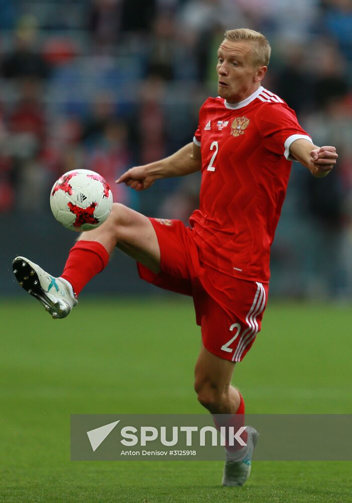Football. Warm-up match. Russia vs. chile