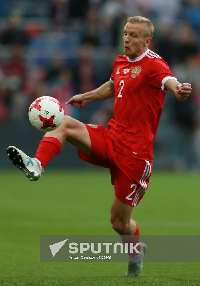 Football. Warm-up match. Russia vs. chile