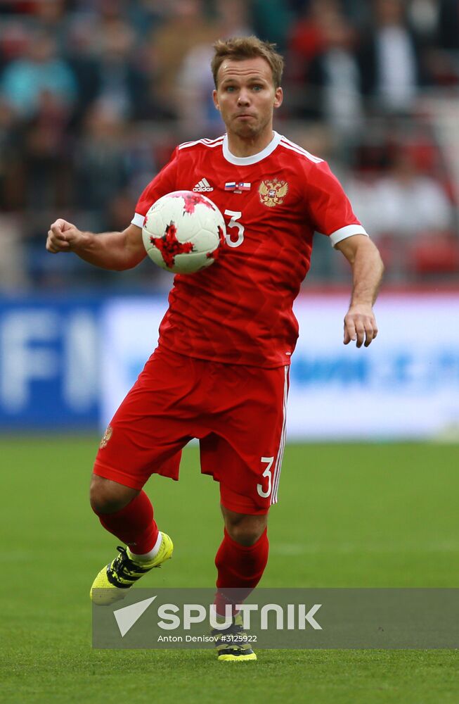 Football. Warm-up match. Russia vs. chile
