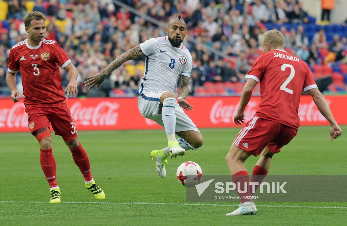 Russia vs. Chile friendly football match