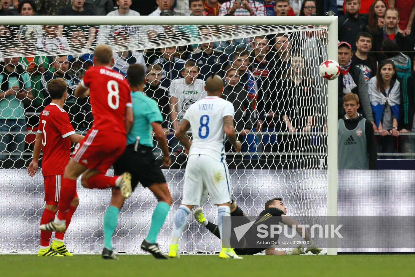 Russia vs. Chile friendly football match