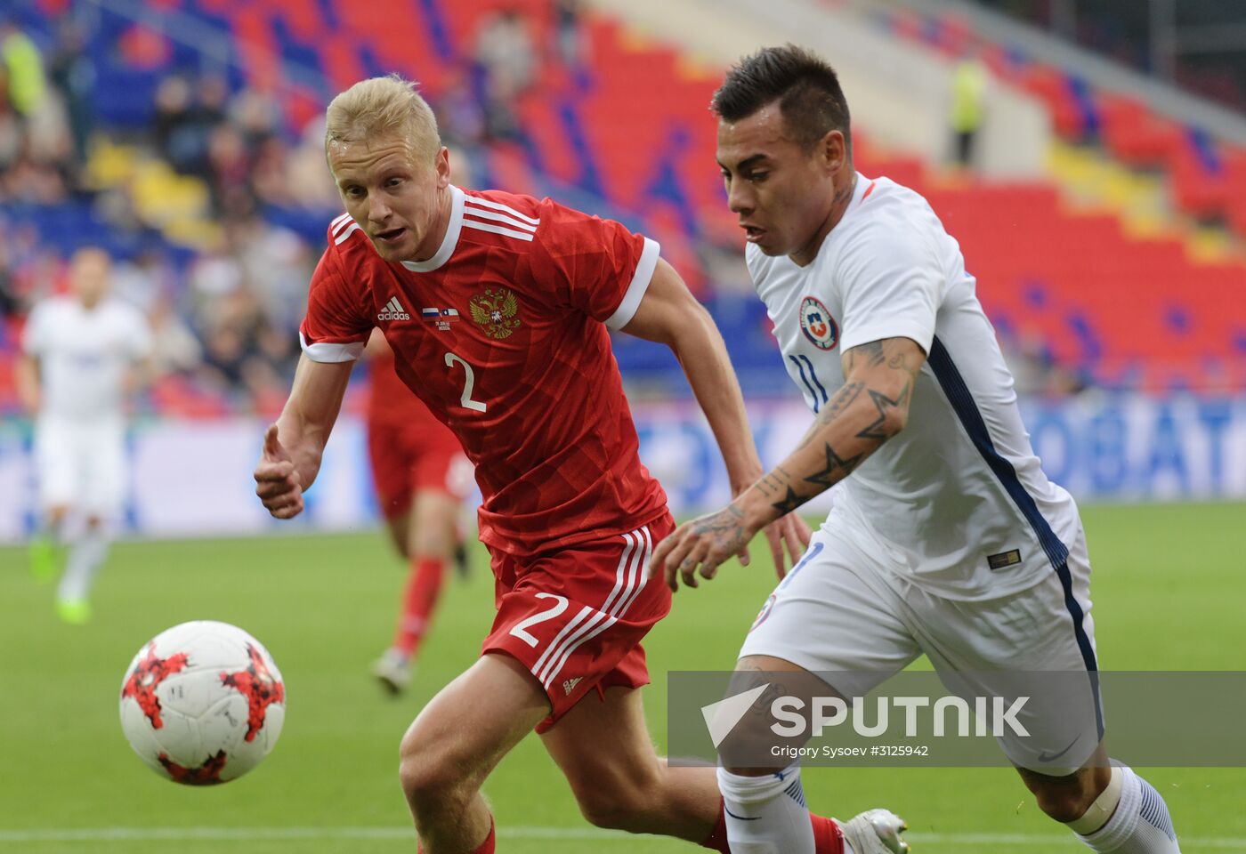 Football. Warm-up match. Russia vs. chile