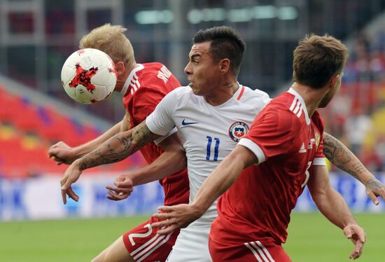 Russia vs. Chile friendly football match