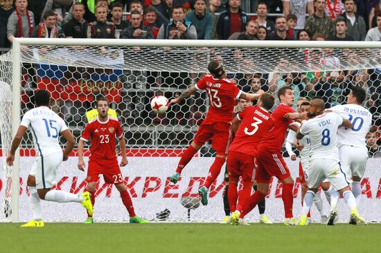 Russia vs. Chile friendly football match