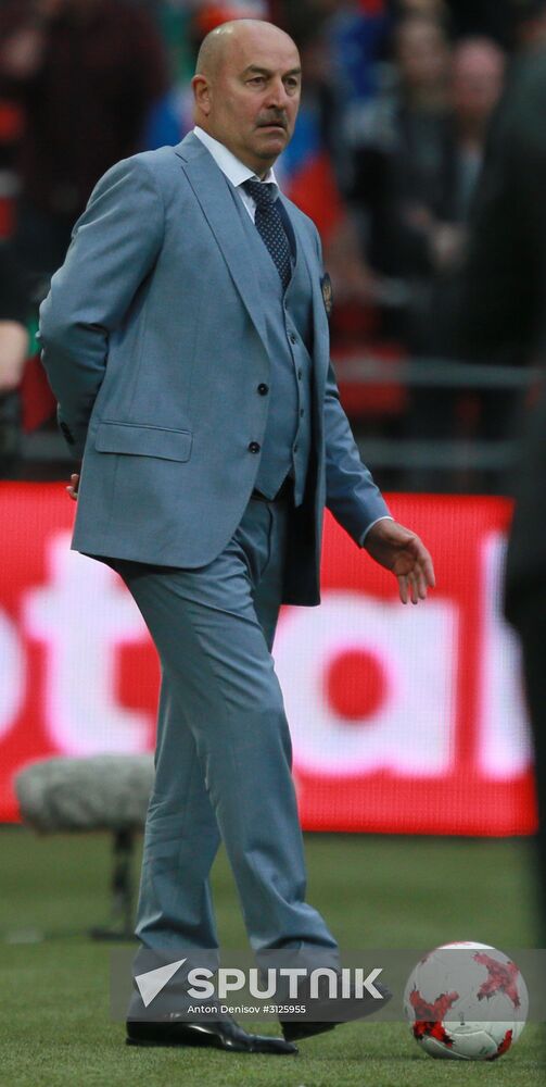 Russia vs. Chile friendly football match