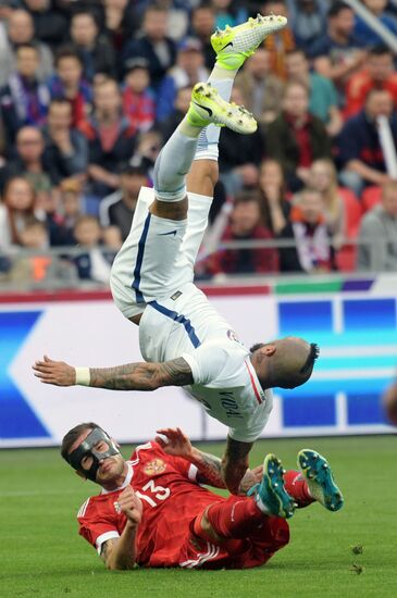 Russia vs. Chile friendly football match