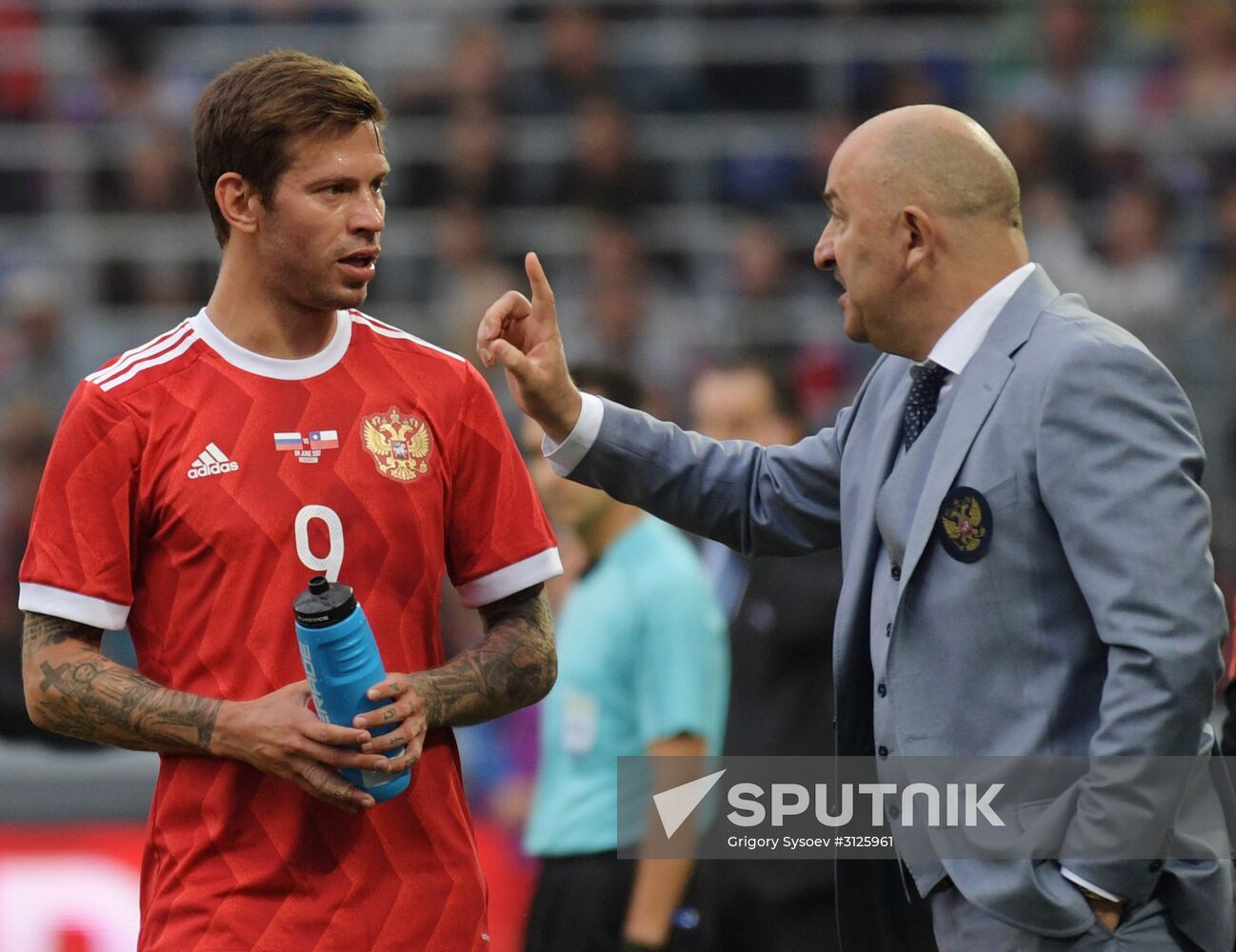 Russia vs. Chile friendly football match