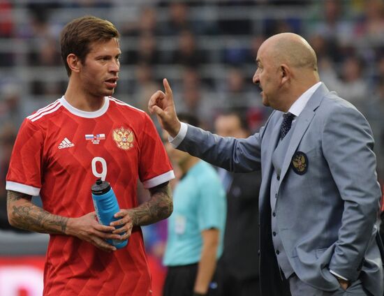Russia vs. Chile friendly football match