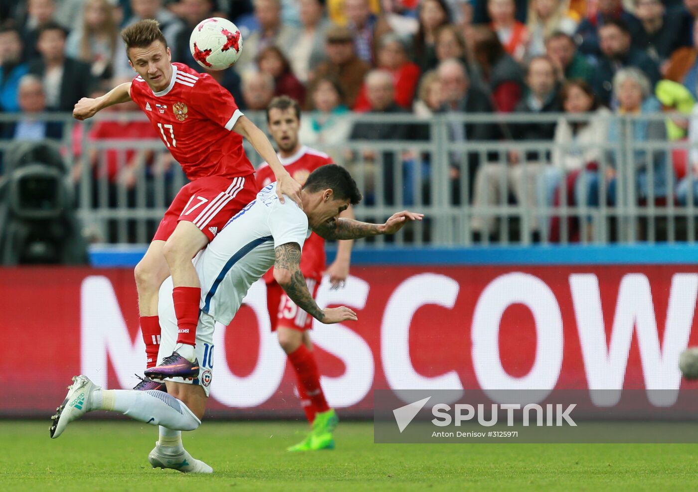 Russia vs. Chile friendly football match