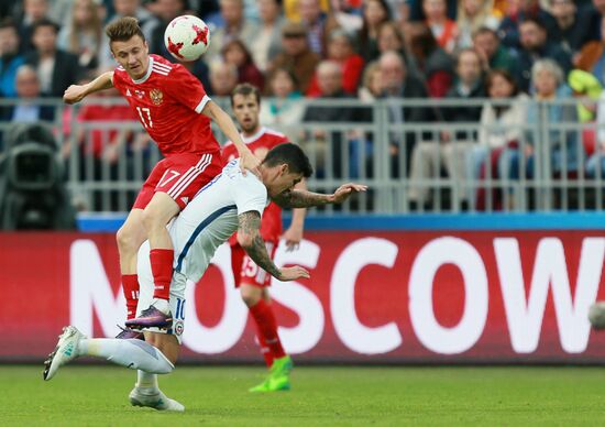 Russia vs. Chile friendly football match