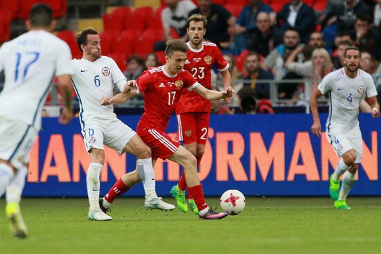 Russia vs. Chile friendly football match