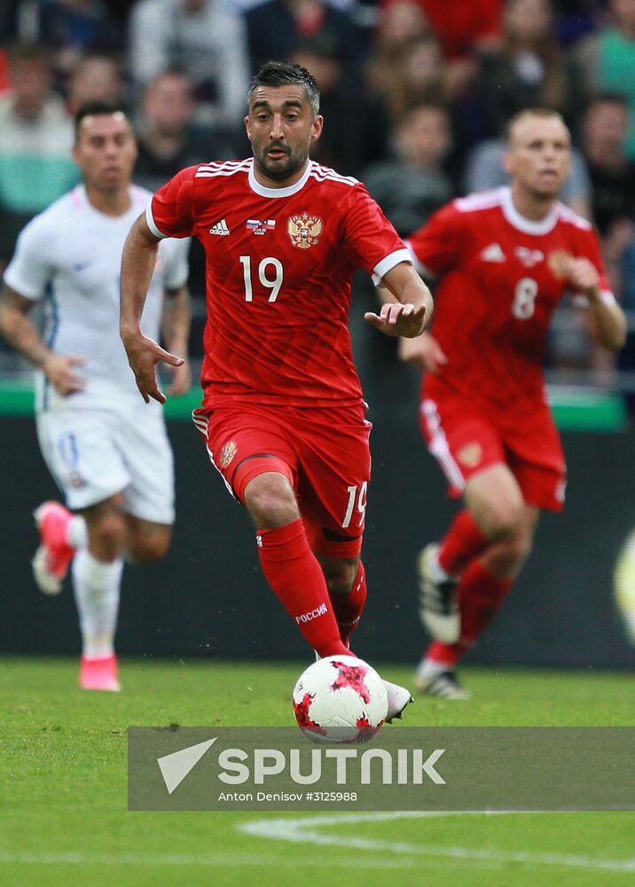 Russia vs. Chile friendly football match