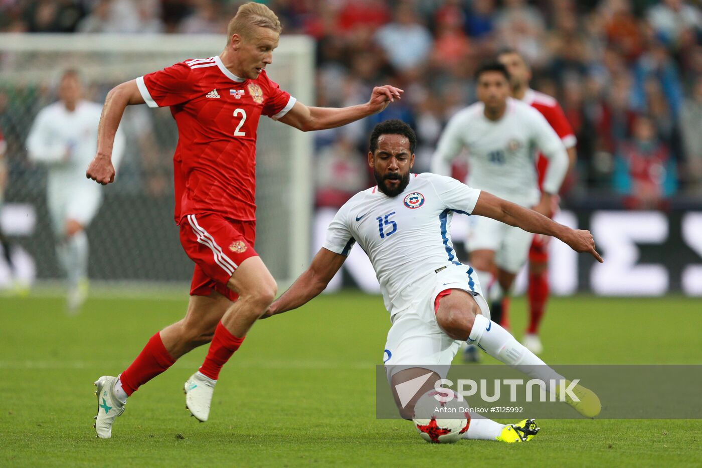 Russia vs. Chile friendly football match