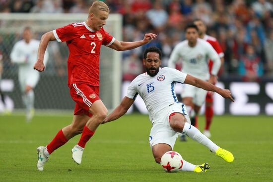 Russia vs. Chile friendly football match