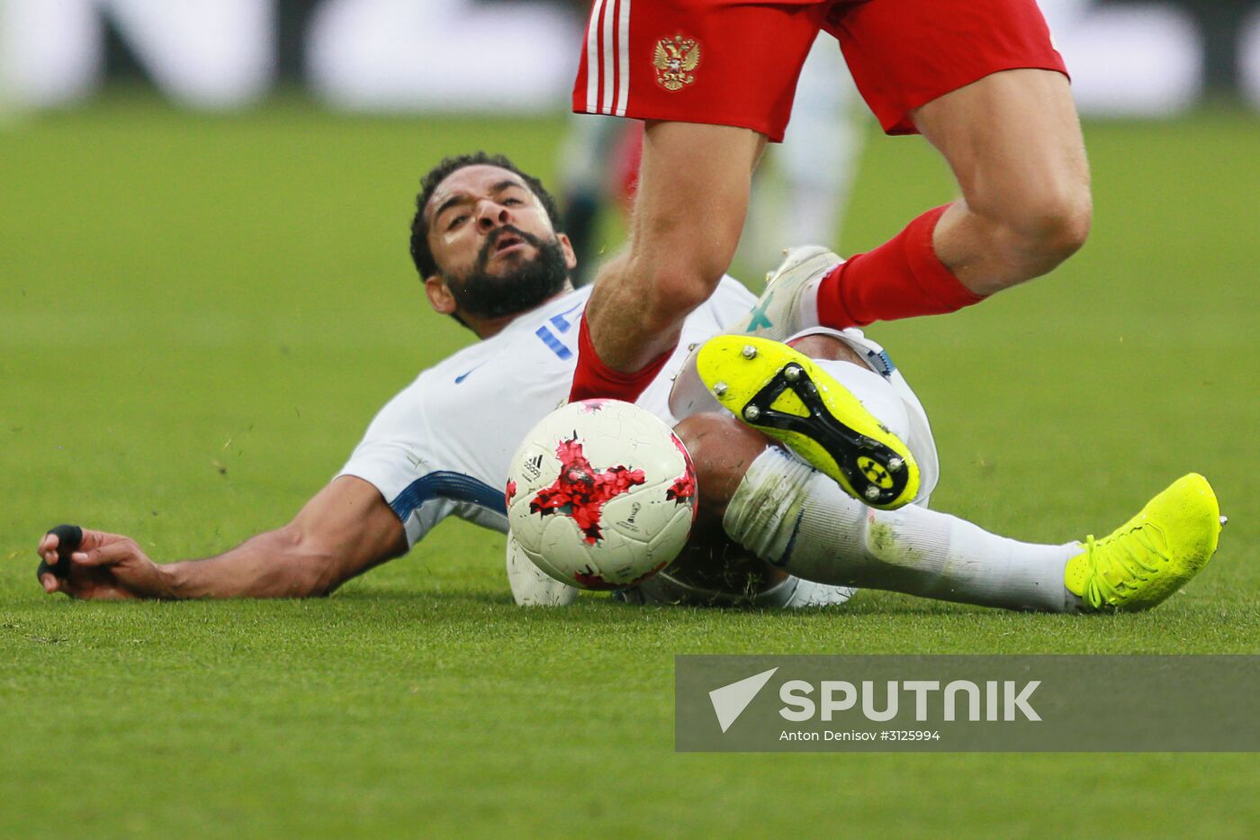 Russia vs. Chile friendly football match