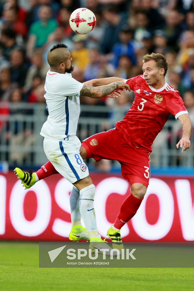 Russia vs. Chile friendly football match