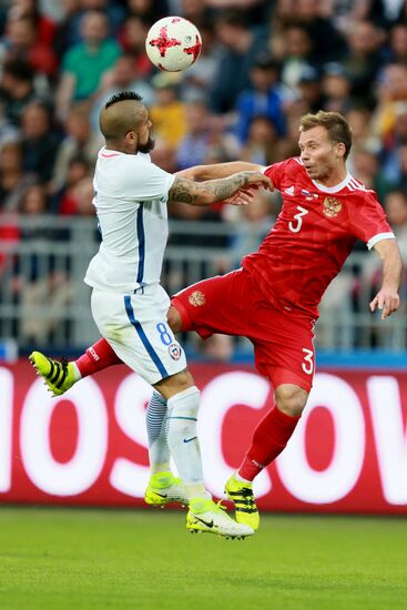 Russia vs. Chile friendly football match