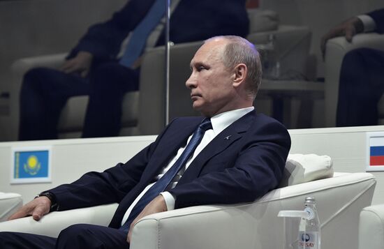 President Vladimir Putin visits Kazakhstan