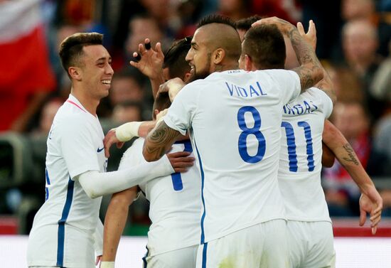 Russia vs. Chile friendly football match