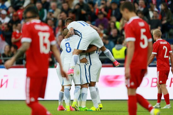 Russia vs. Chile friendly football match
