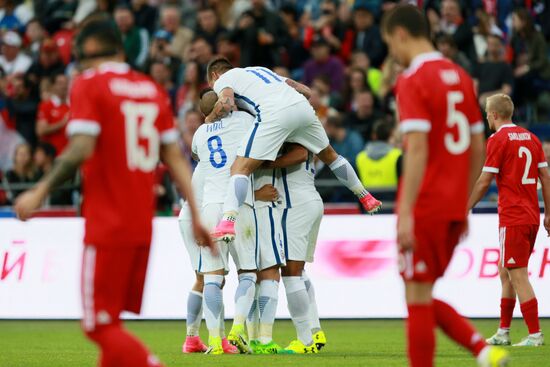 Russia vs. Chile friendly football match