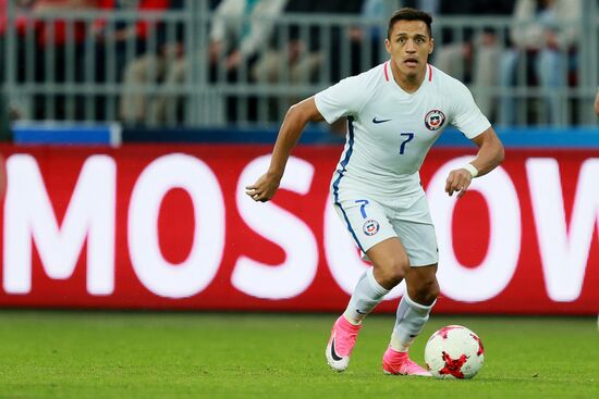 Russia vs. Chile friendly football match