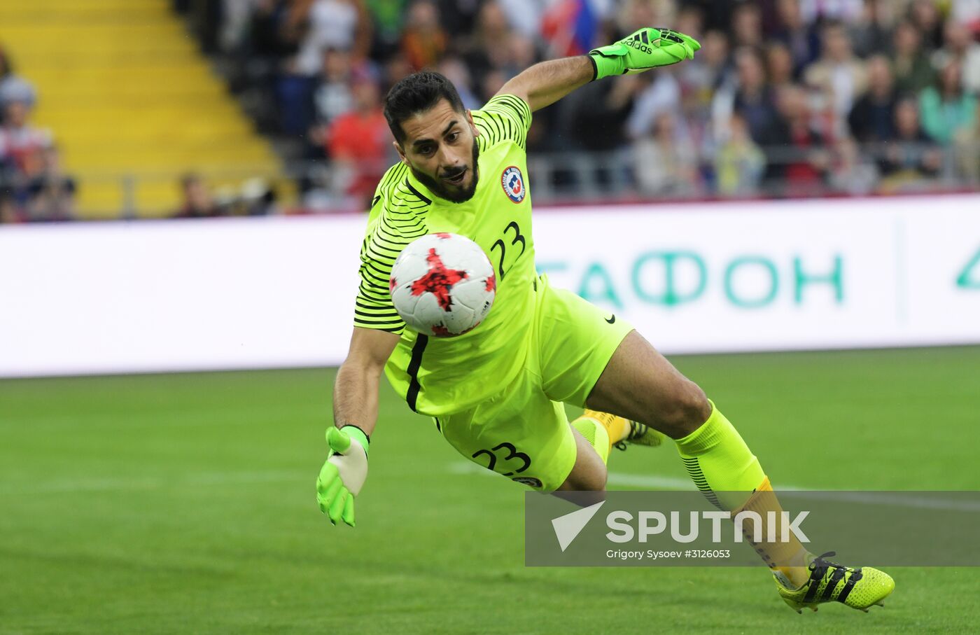 Russia vs. Chile friendly football match