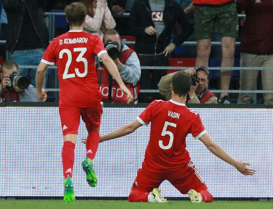 Russia vs. Chile friendly football match