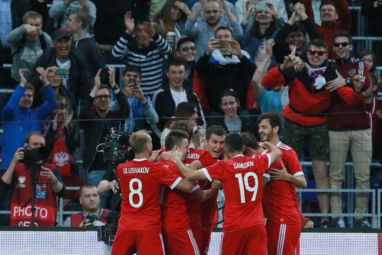 Football. Russia vs. Chile international friendly