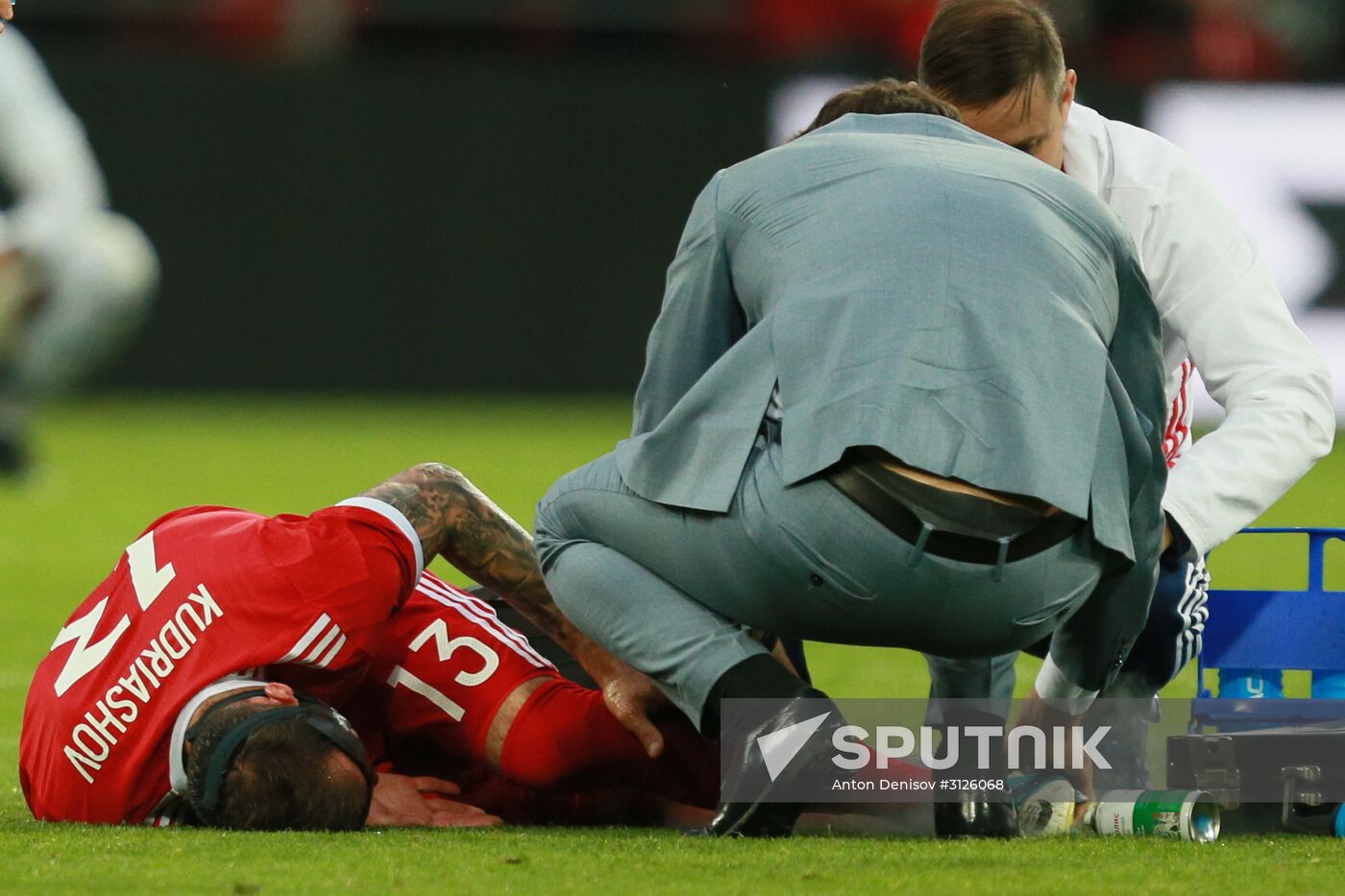 Football. Russia vs. Chile international friendly